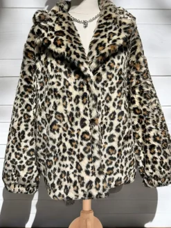 Cheap HippieChic Manteau Aurélie Léopard