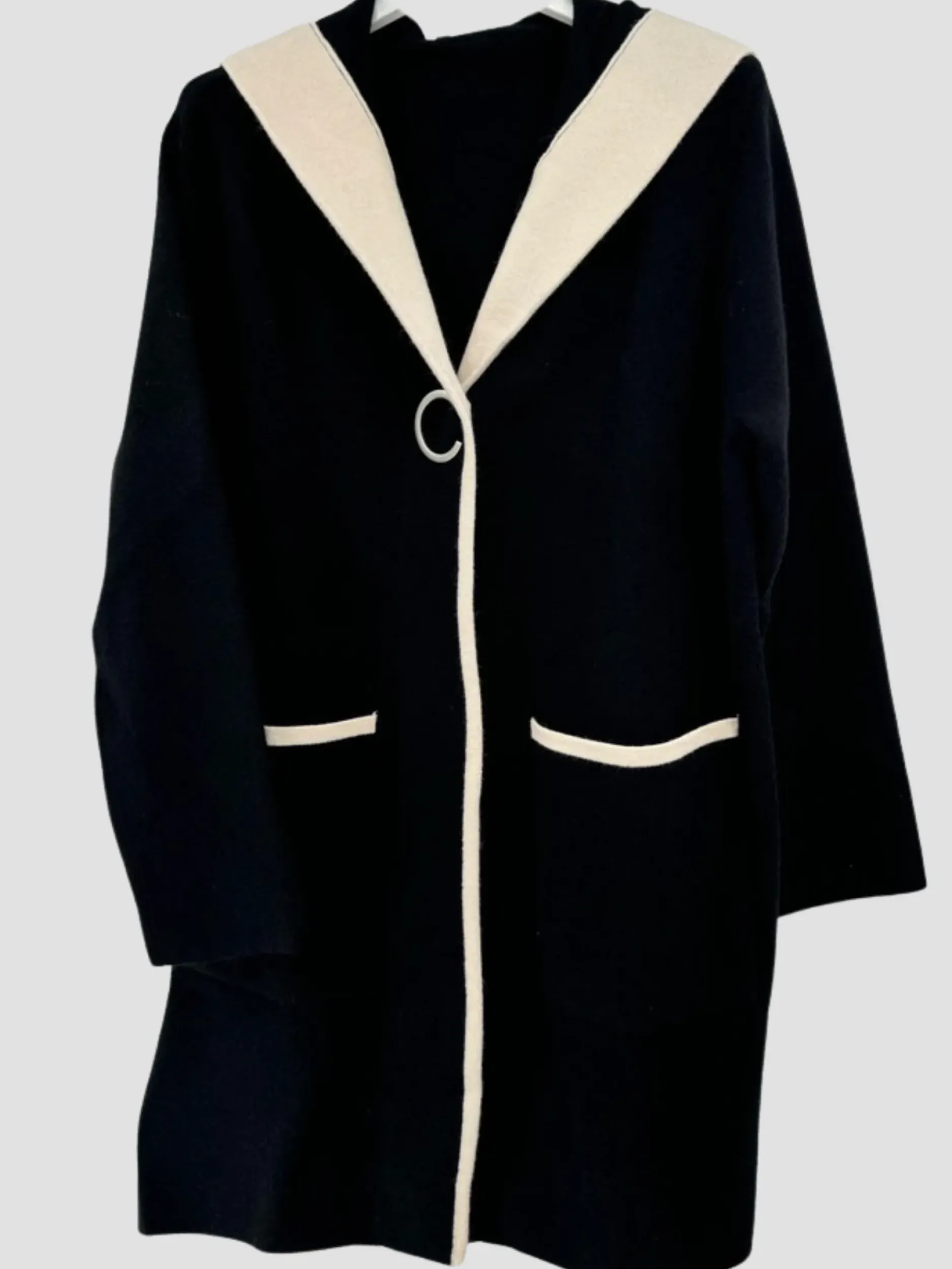 Hot HippieChic Manteau Capuche Bi-Color