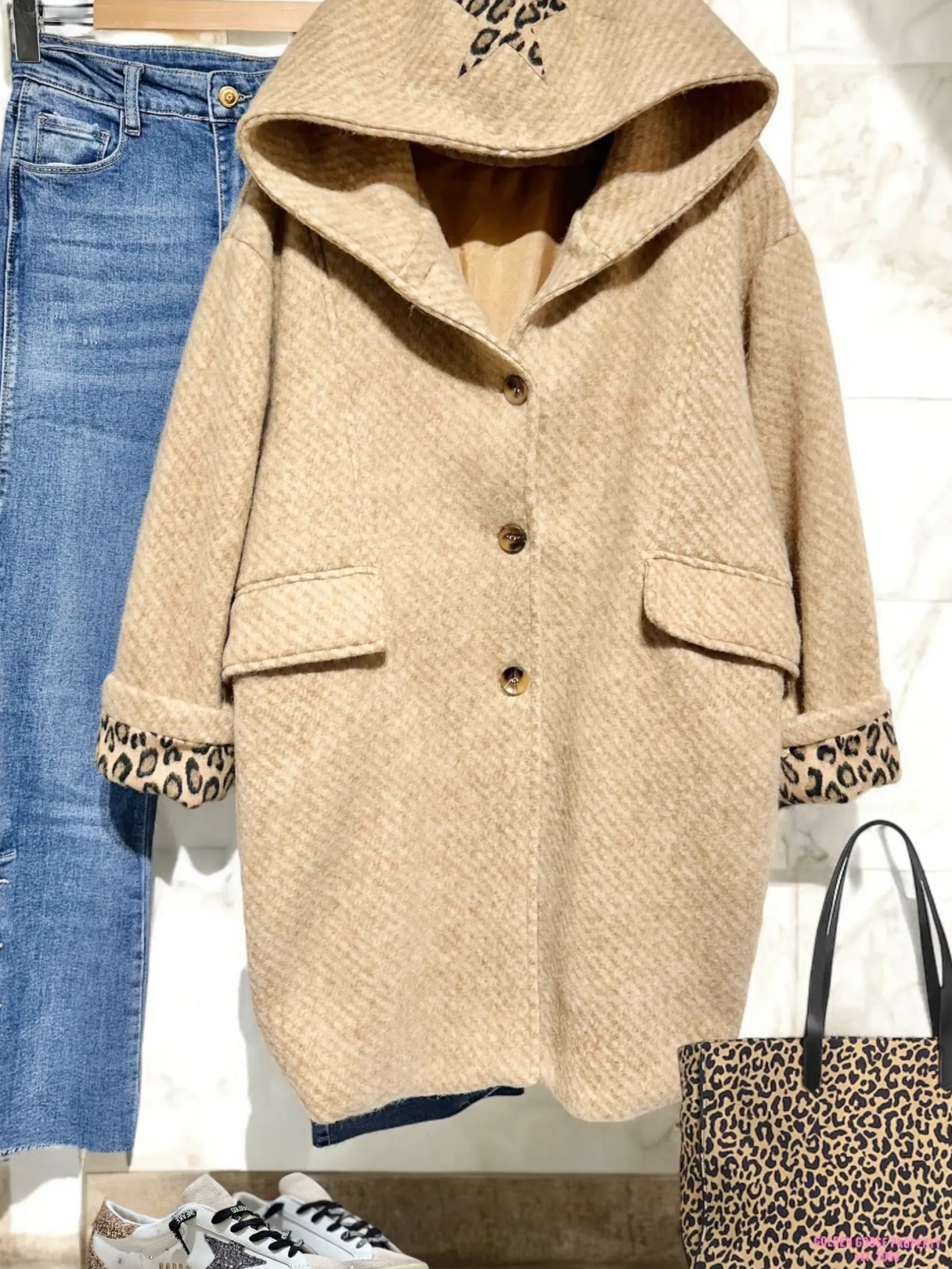 Cheap HippieChic Manteau Capuche Irène