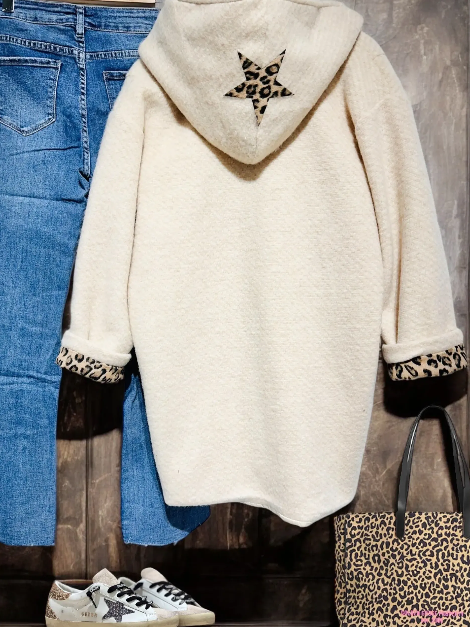 Cheap HippieChic Manteau Capuche Irène