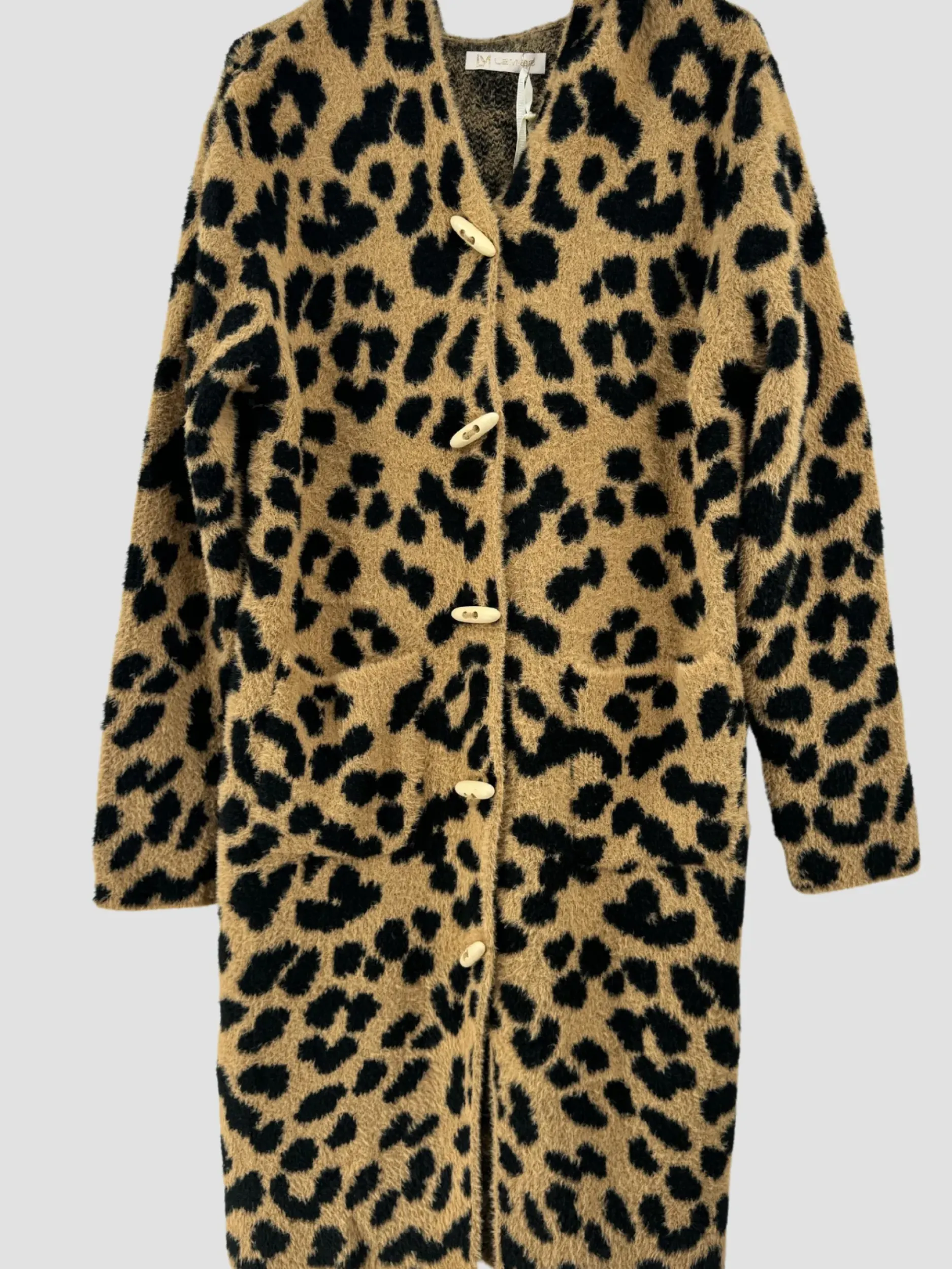 Sale HippieChic Manteau Fluffy Léopard