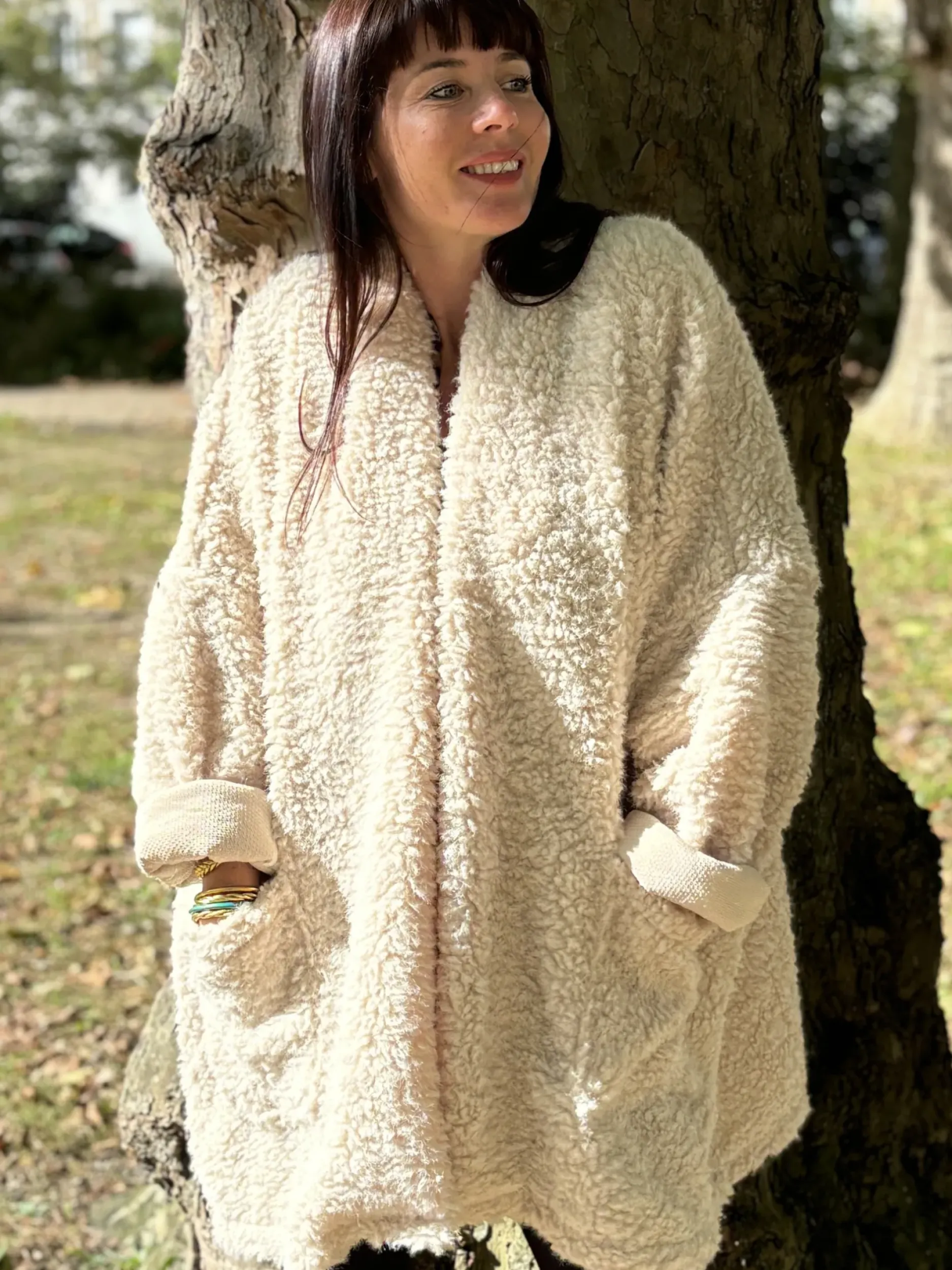 Best HippieChic Manteau Oversize Pilou