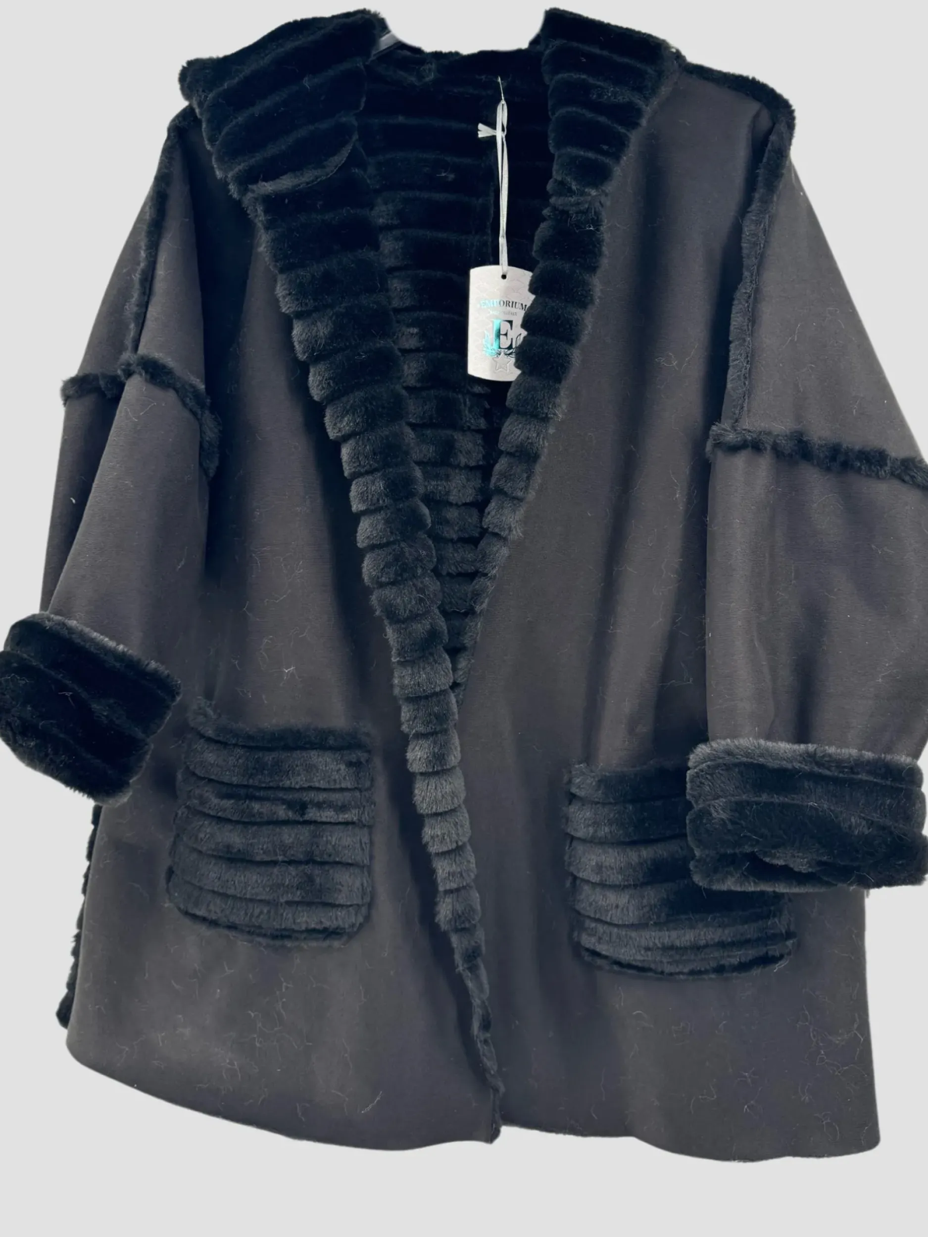 Sale HippieChic Manteau Réversible Fourrure