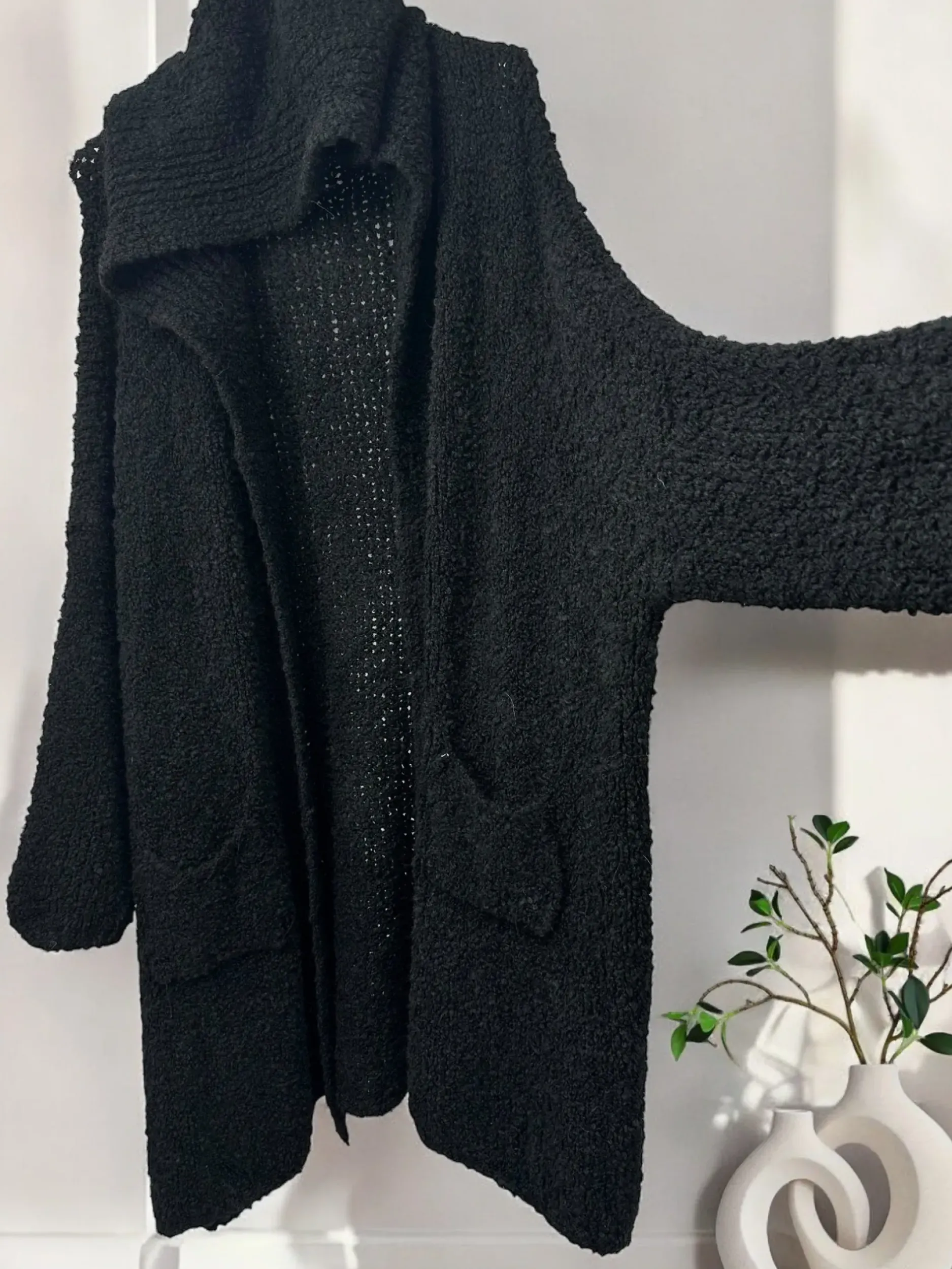 Store HippieChic Maxi Gilet Capuche Uni