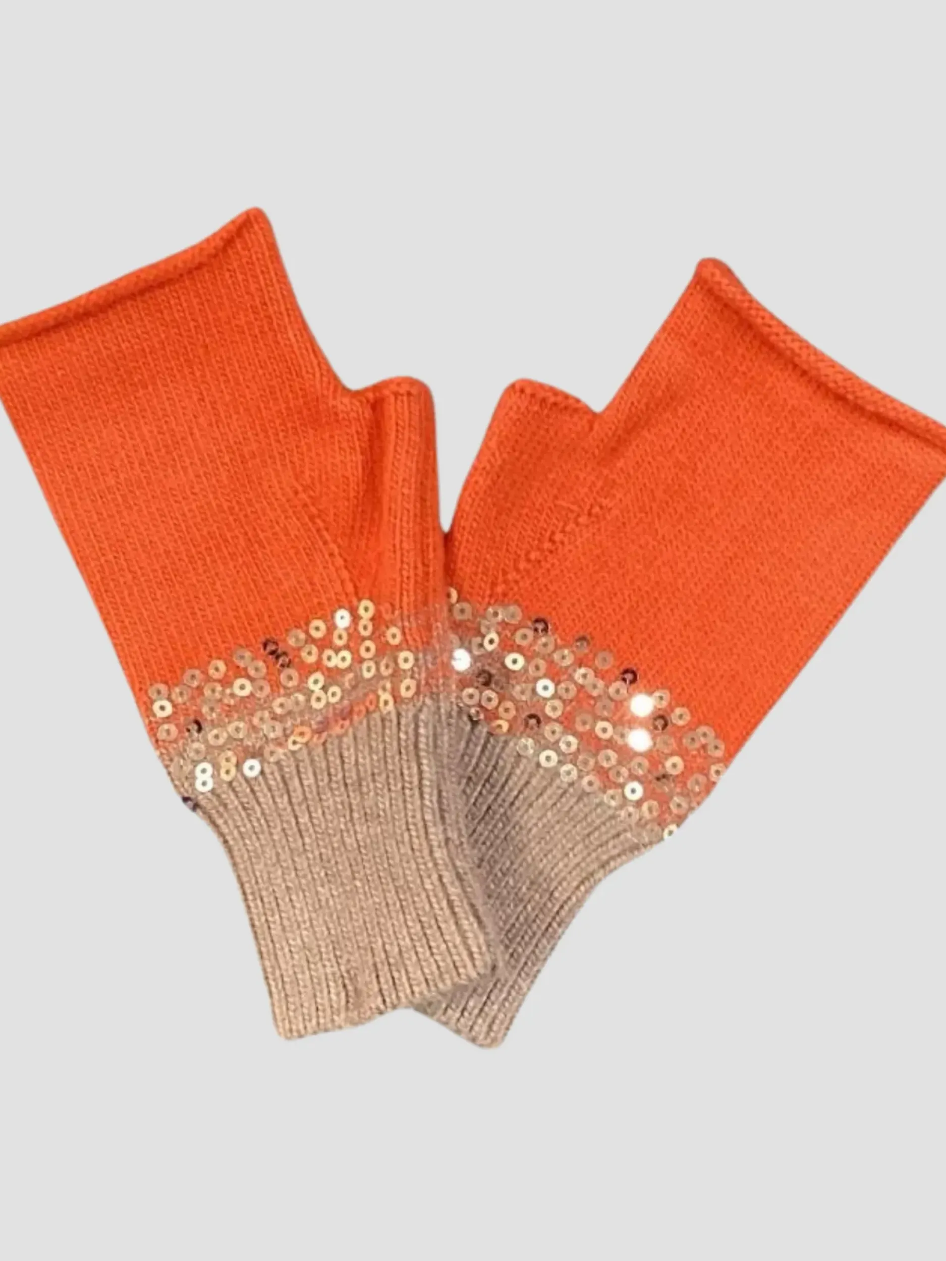 Cheap HippieChic Mitaines en Cachemire et Sequins