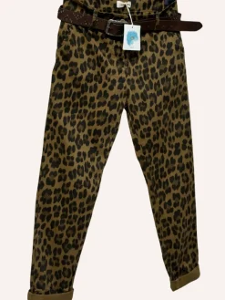 Fashion HippieChic Pantalon Chino Léopard