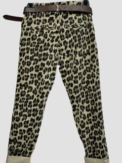 Fashion HippieChic Pantalon Chino Léopard