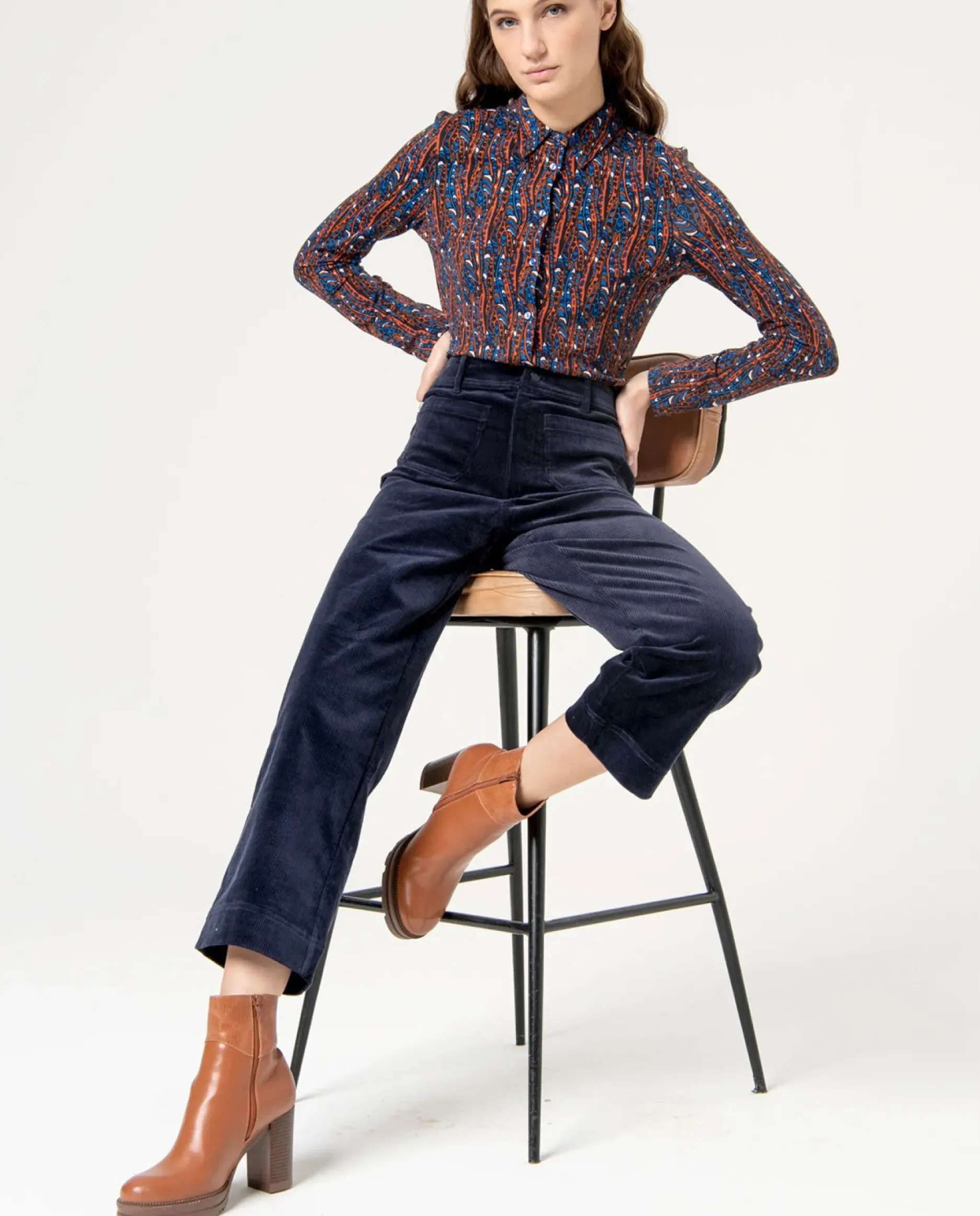 Discount HippieChic Pantalon Droit Nilda