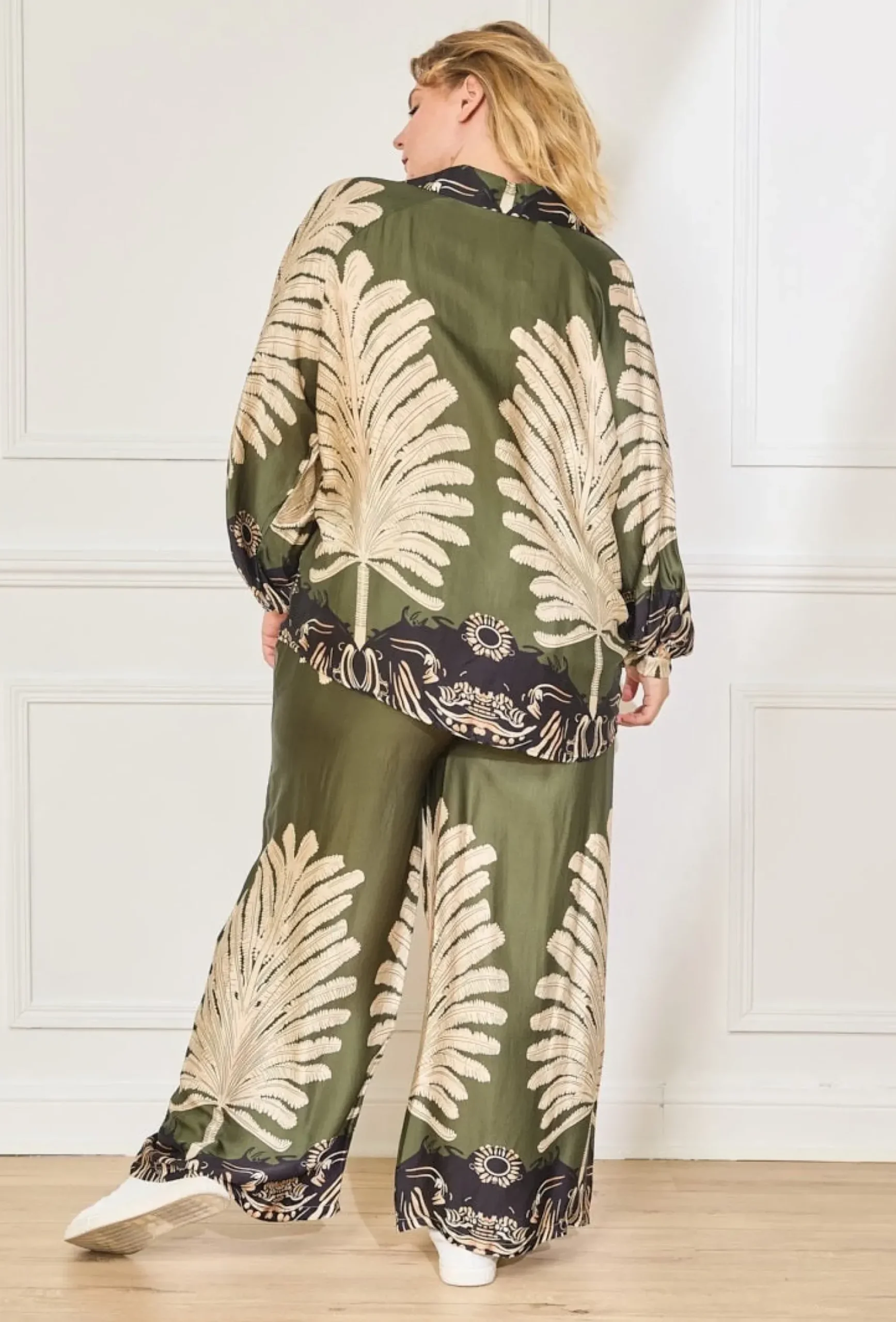 Cheap HippieChic Pantalon en Soie Plume