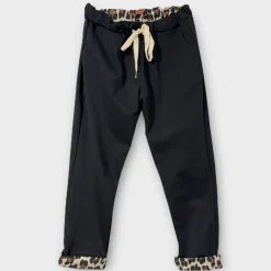 Sale HippieChic Pantalon Revers Léopard