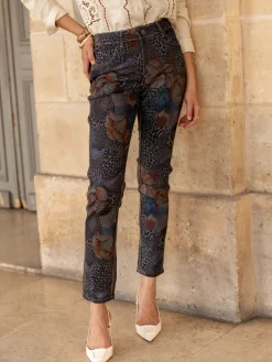 Discount HippieChic Pantalon Réversible Léopard