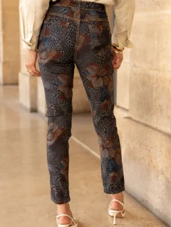 Discount HippieChic Pantalon Réversible Léopard