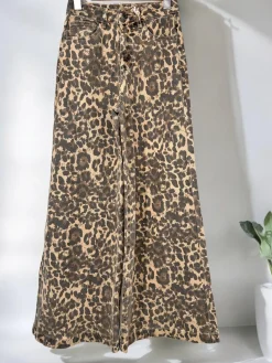 Cheap HippieChic Pantalon évasé Melly léopard