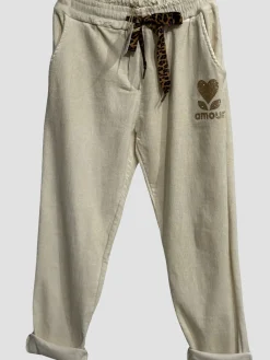 Fashion HippieChic Pantalon Velours Amour