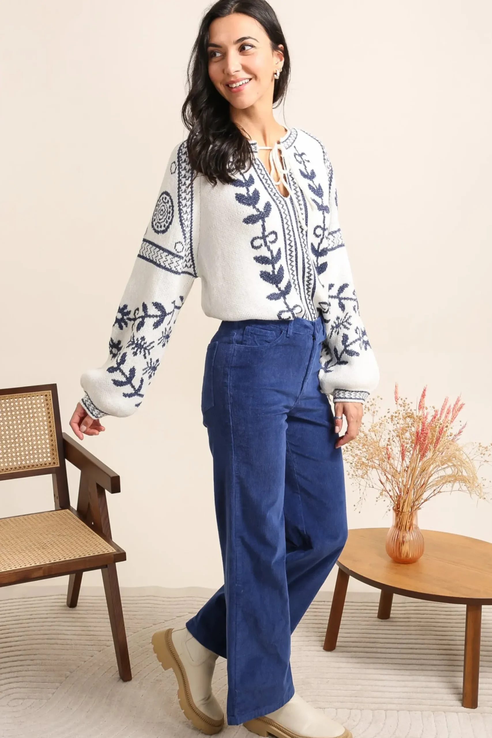 Clearance HippieChic Pantalon Velours Ania