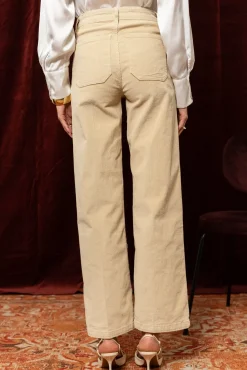 Online HippieChic Pantalon Velours Boutons