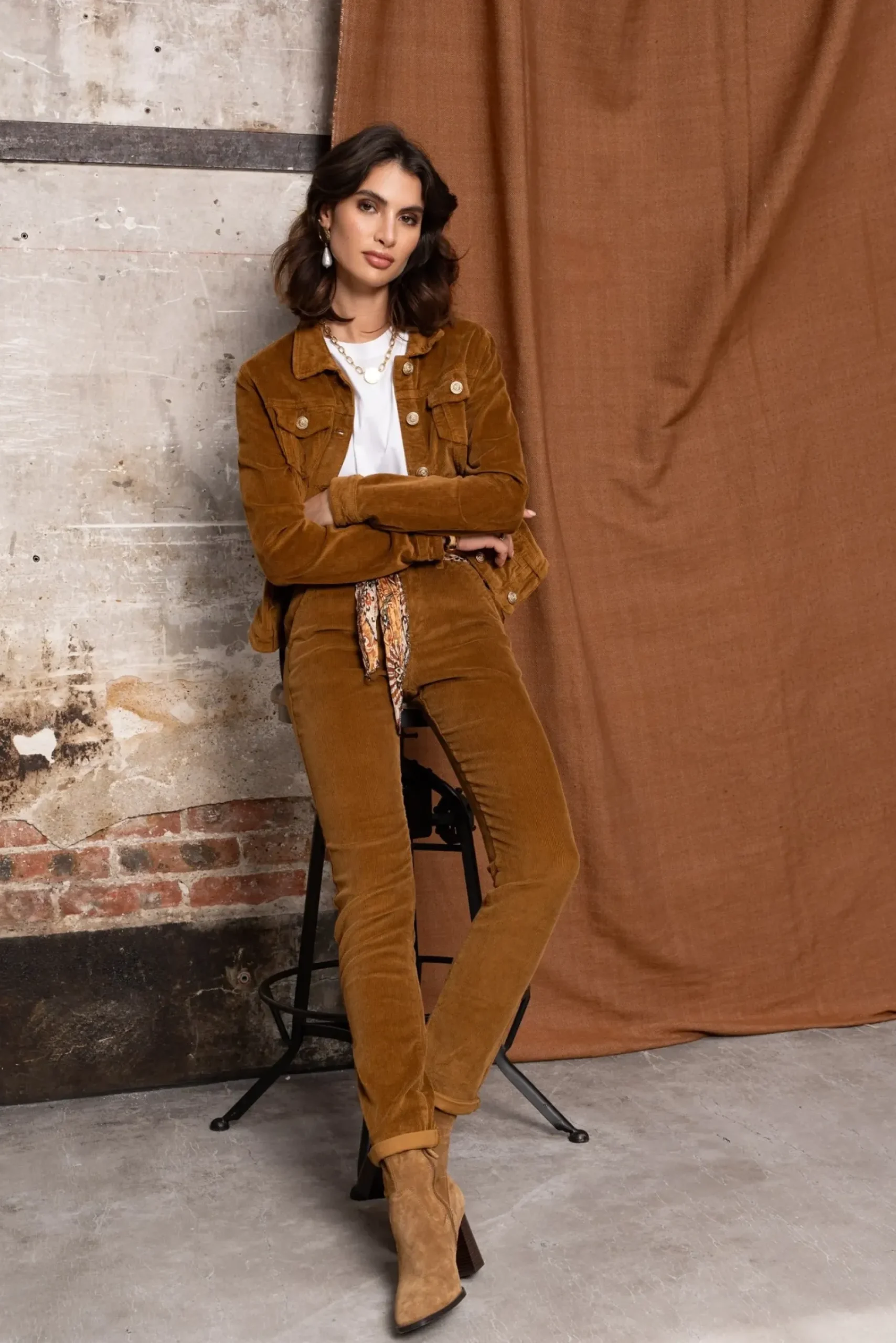 Shop HippieChic Pantalon Velours Nado