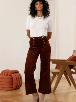 Shop HippieChic Pantalon Velours Victorine