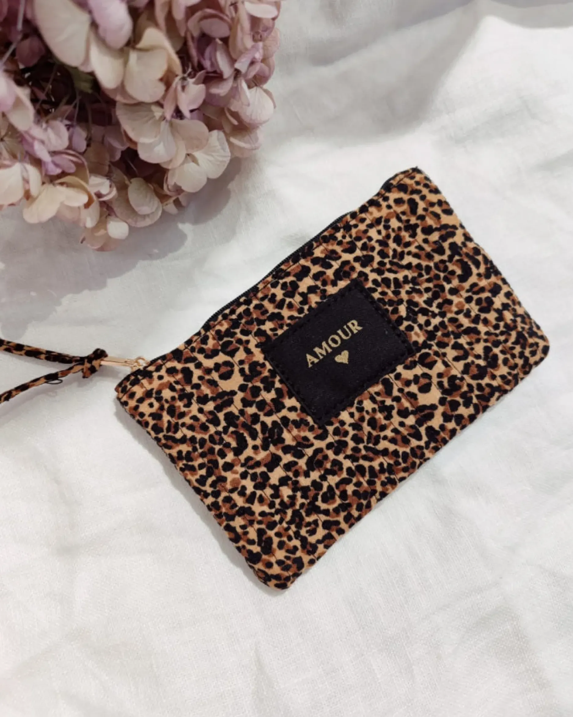 Best HippieChic Pochette Message Tissu Bichetted'AmourLéo