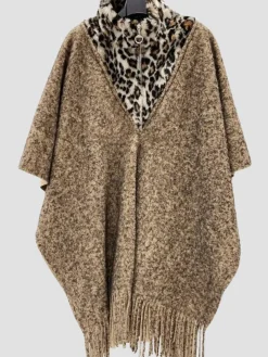 Cheap HippieChic Poncho Léo du 44 au 50