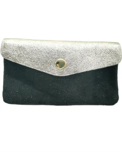 Cheap HippieChic Porte Monnaie Bimatière Noir