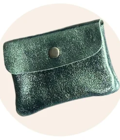 Online HippieChic Porte Monnaie Brillant Cuir Noir