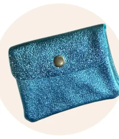 Online HippieChic Porte Monnaie Brillant Cuir Noir