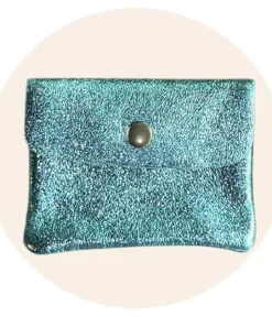 Online HippieChic Porte Monnaie Brillant Cuir Noir