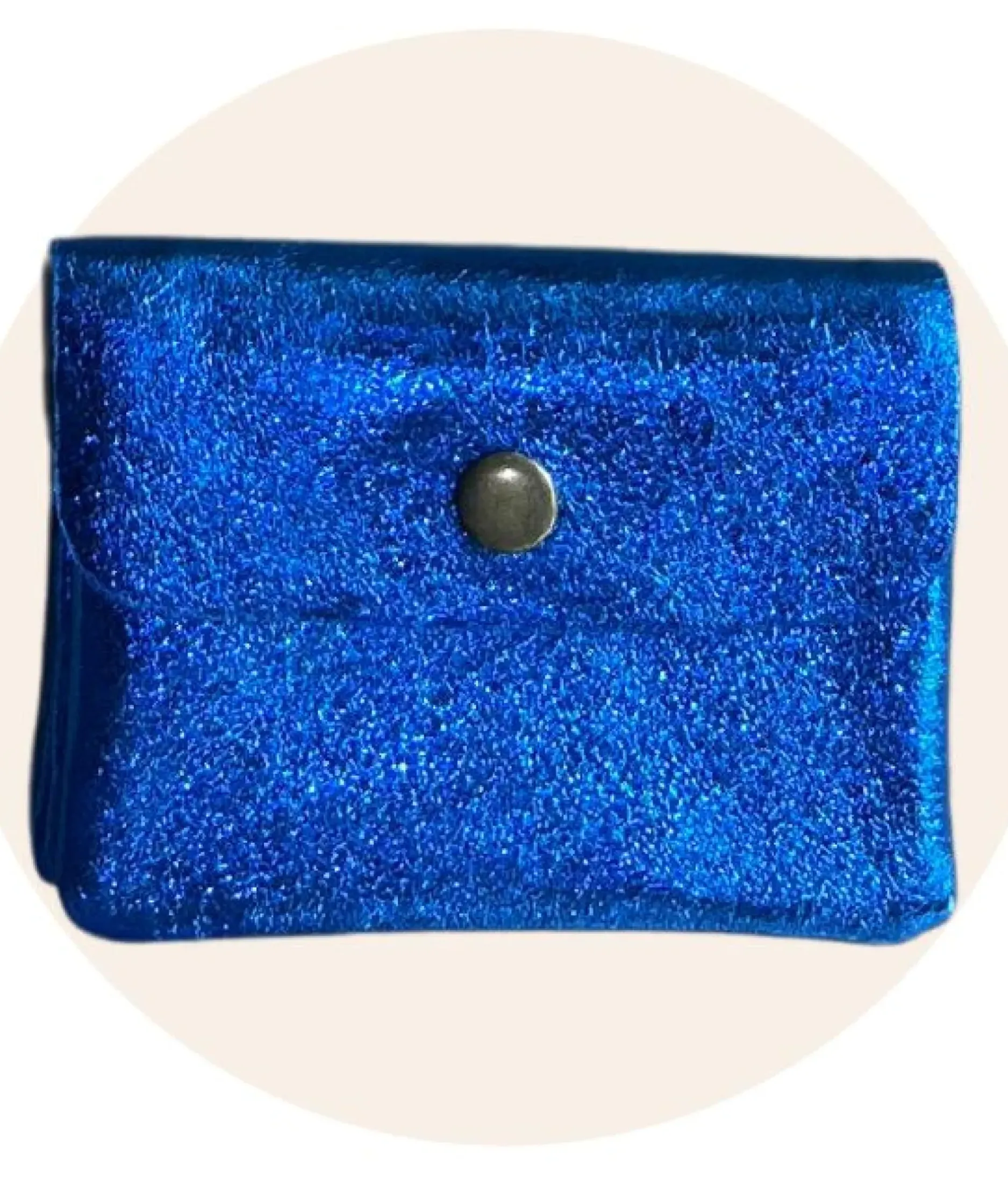 Online HippieChic Porte Monnaie Brillant Cuir Noir