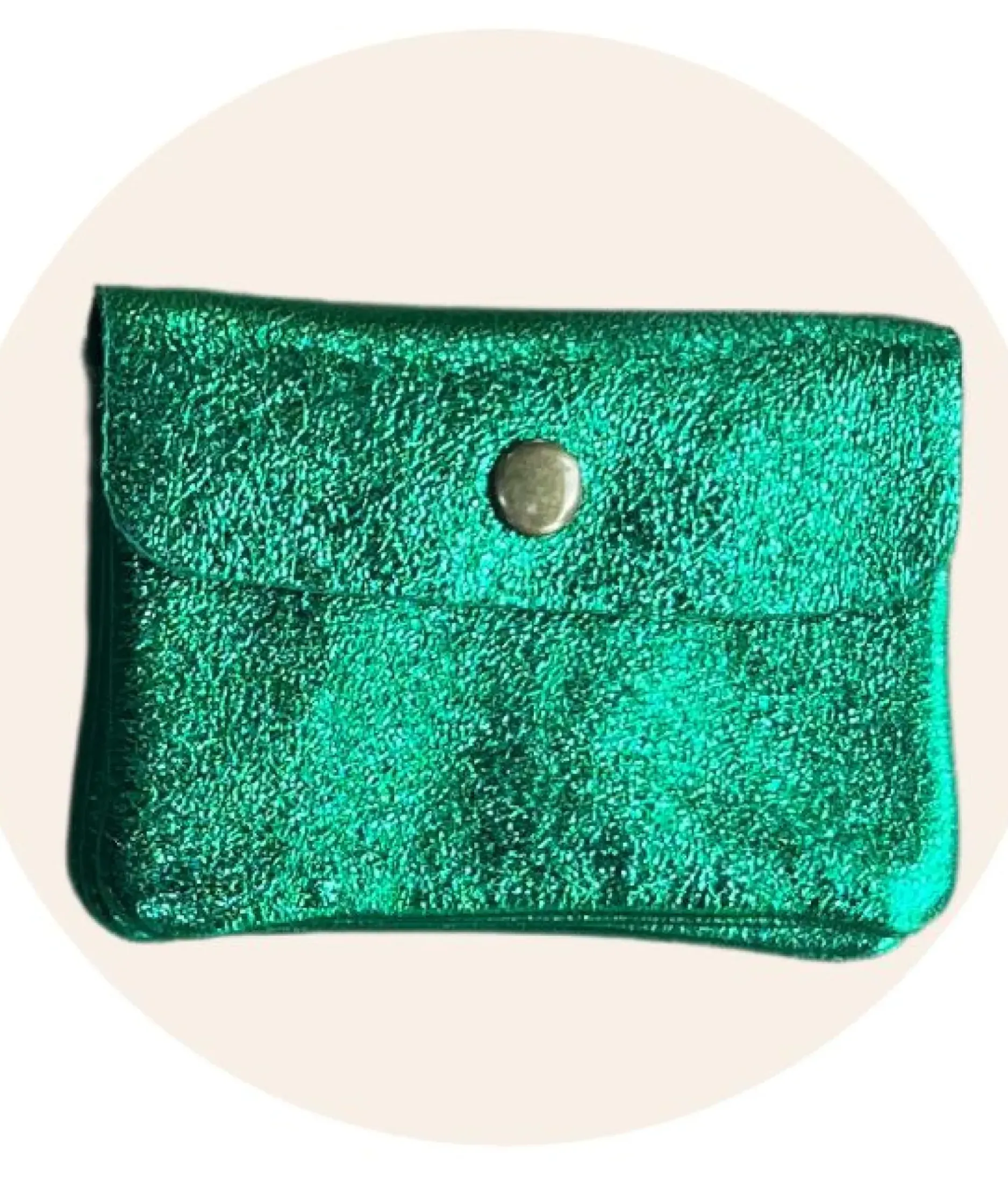 Online HippieChic Porte Monnaie Brillant Cuir Noir