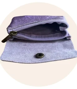 Online HippieChic Porte Monnaie Brillant Cuir Noir