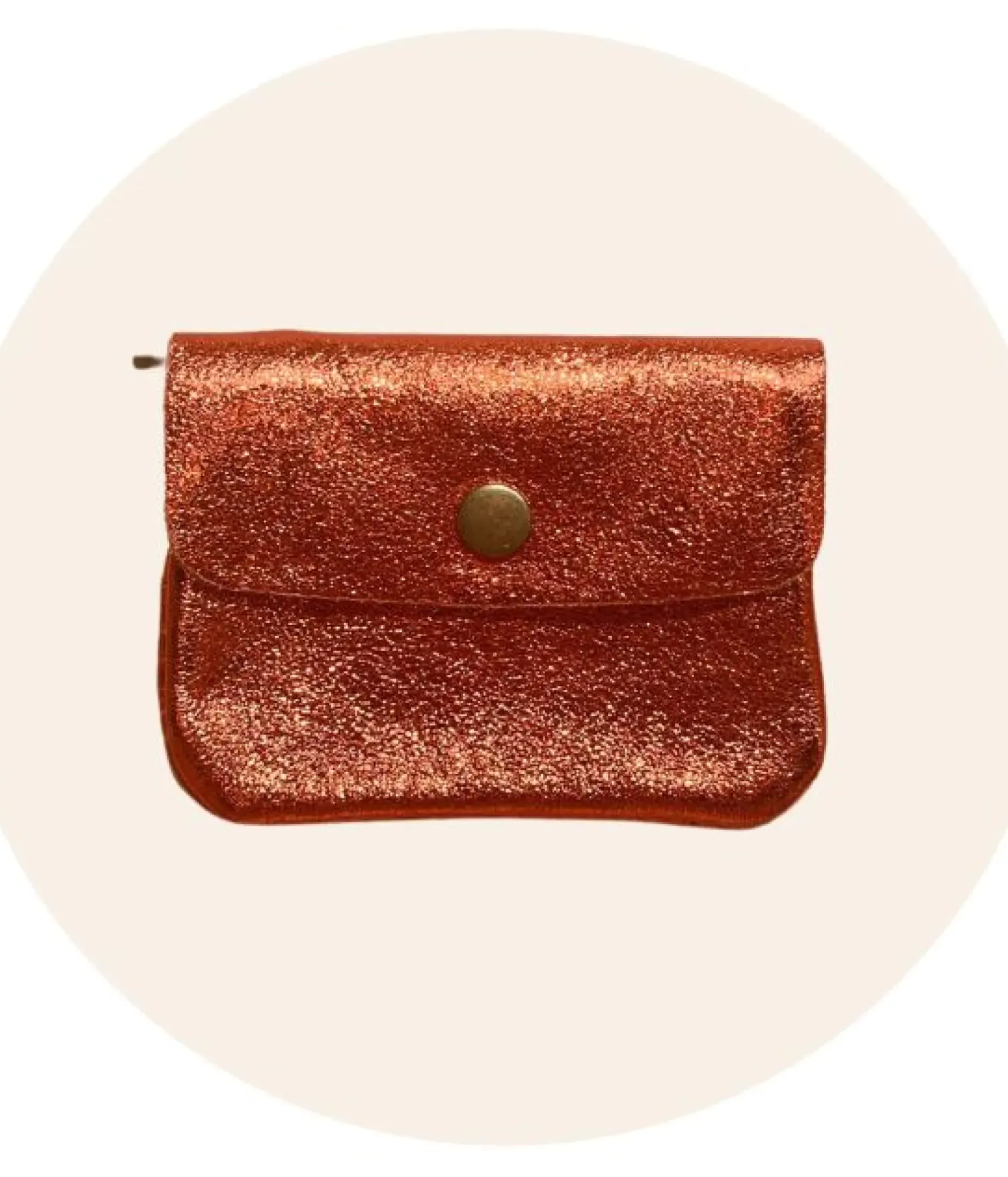 Online HippieChic Porte Monnaie Brillant Cuir Noir