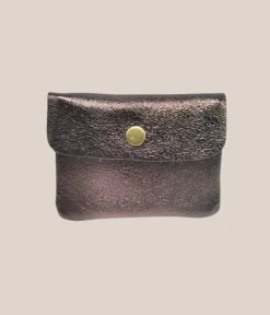 Online HippieChic Porte Monnaie Brillant Cuir Noir