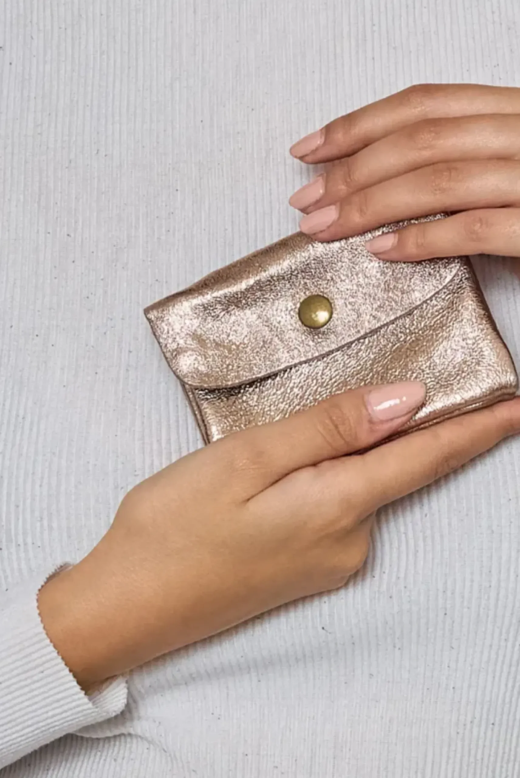 Online HippieChic Porte Monnaie Brillant Cuir Noir