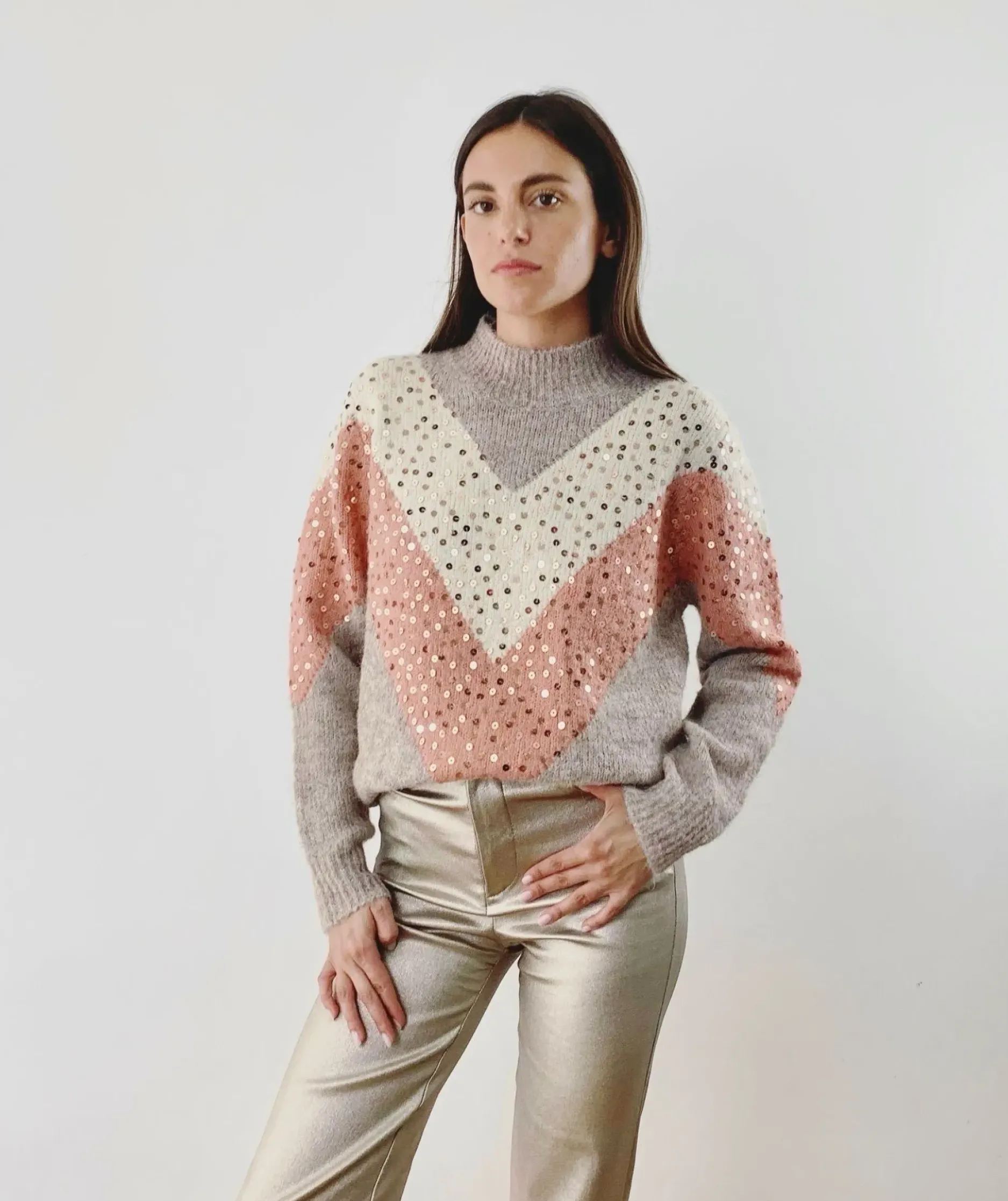 Shop HippieChic Pull à Paillettes en Laine