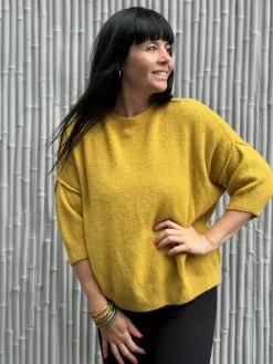 Clearance HippieChic Pull Alpaga Col Rond