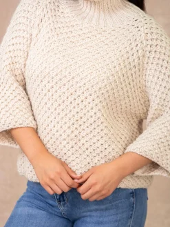 Hot HippieChic Pull Col Cheminée Elina