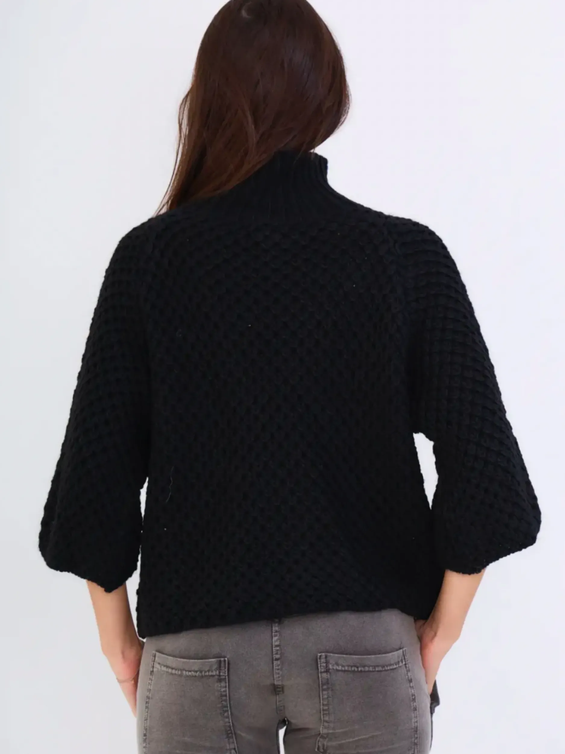 Hot HippieChic Pull Col Cheminée Elina