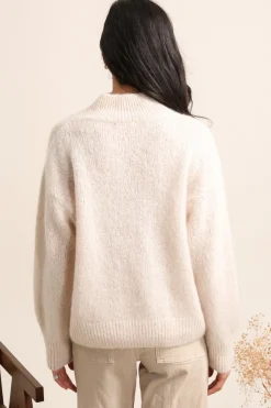 Discount HippieChic Pull Col Montant Manches Ballons