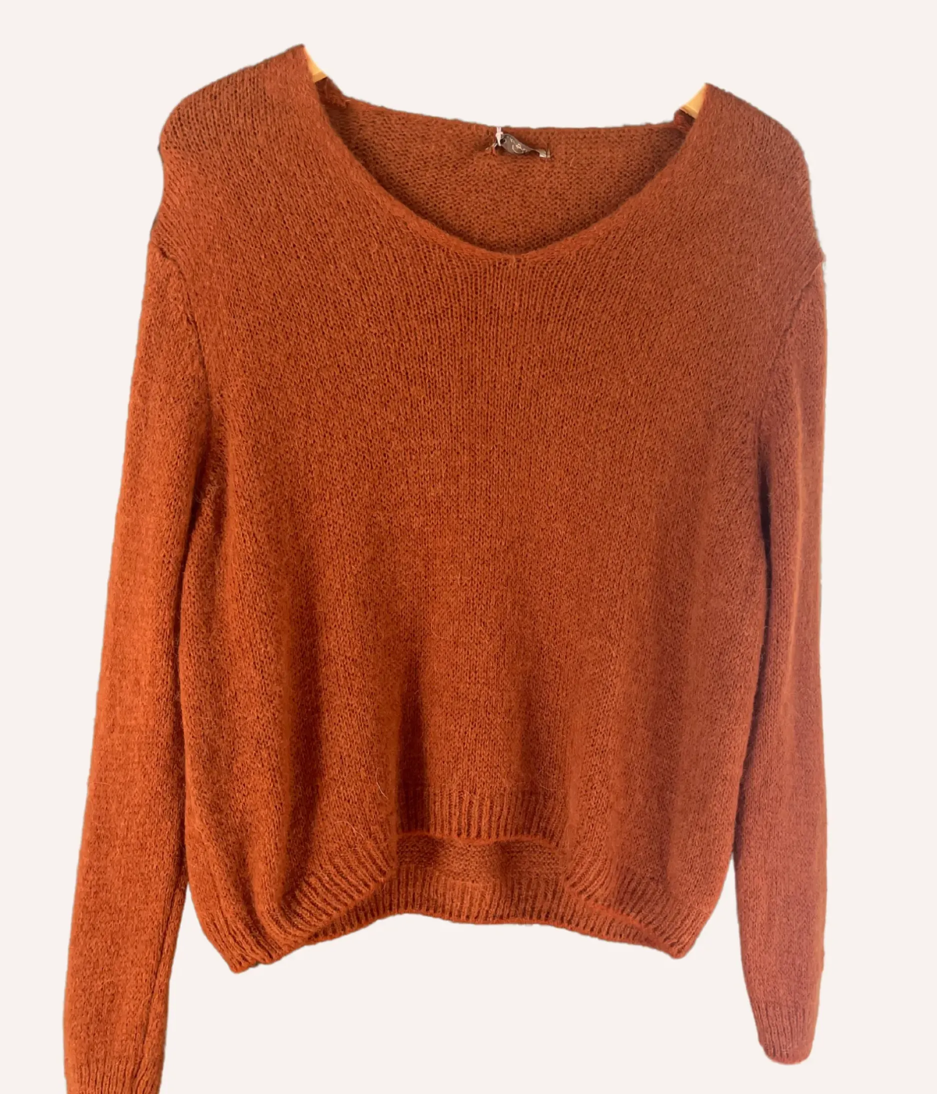 Online HippieChic Pull en Alpaga Nola Terracotta