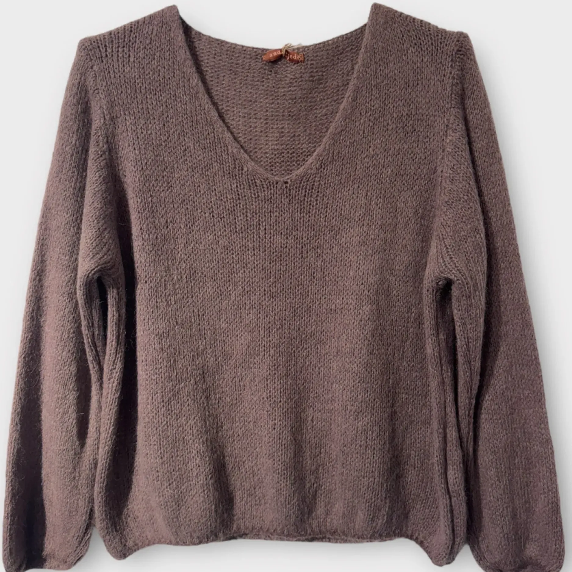 Online HippieChic Pull en Alpaga Nola Terracotta