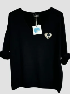 Flash Sale HippieChic Pull Flavia Noir