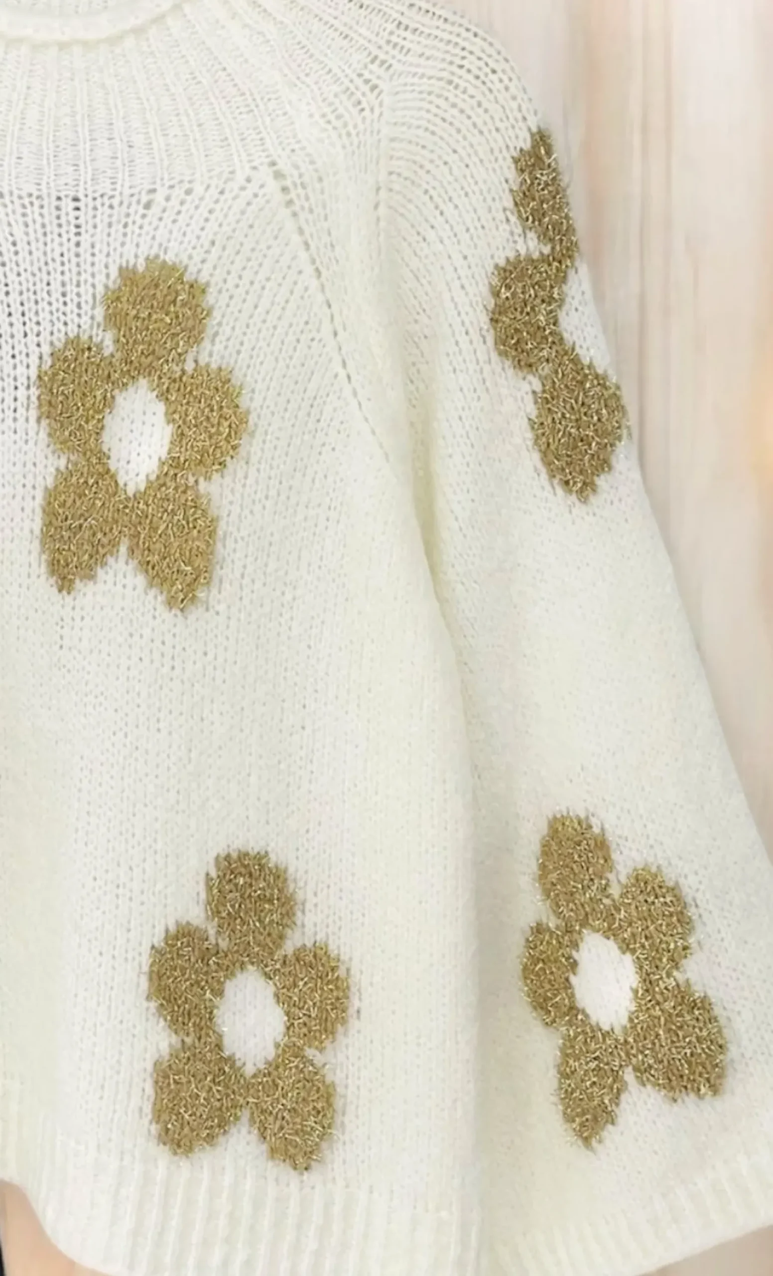 Sale HippieChic Pull Flowers Lurex