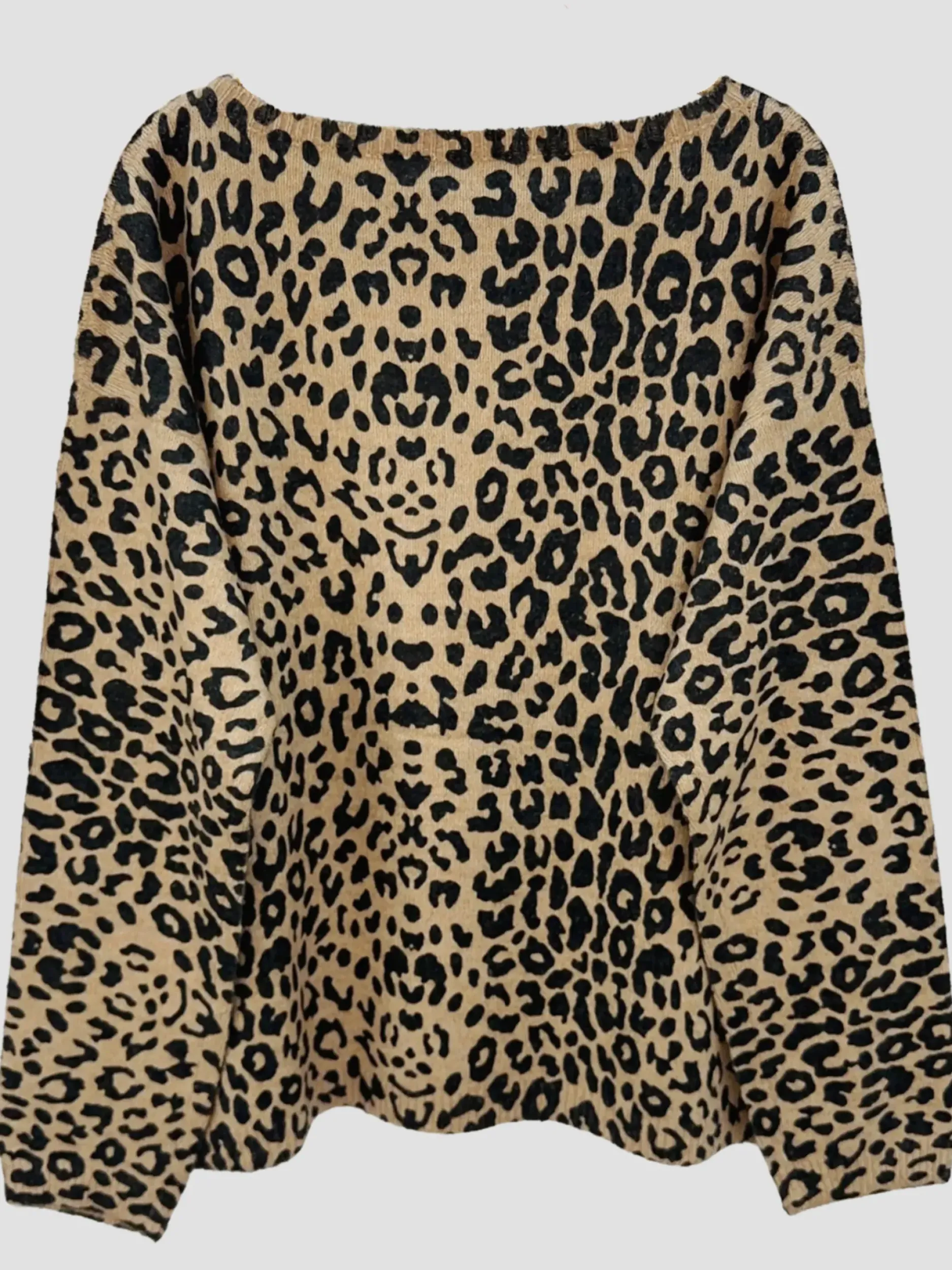 Fashion HippieChic Pull Imprimé Léopard