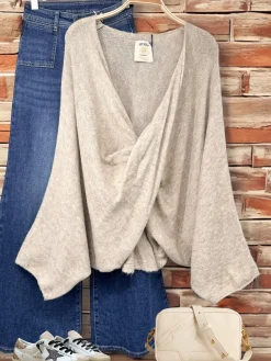 Sale HippieChic Pull Joelle Croisé