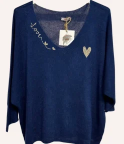 Flash Sale HippieChic Pull Lizy Love Marine