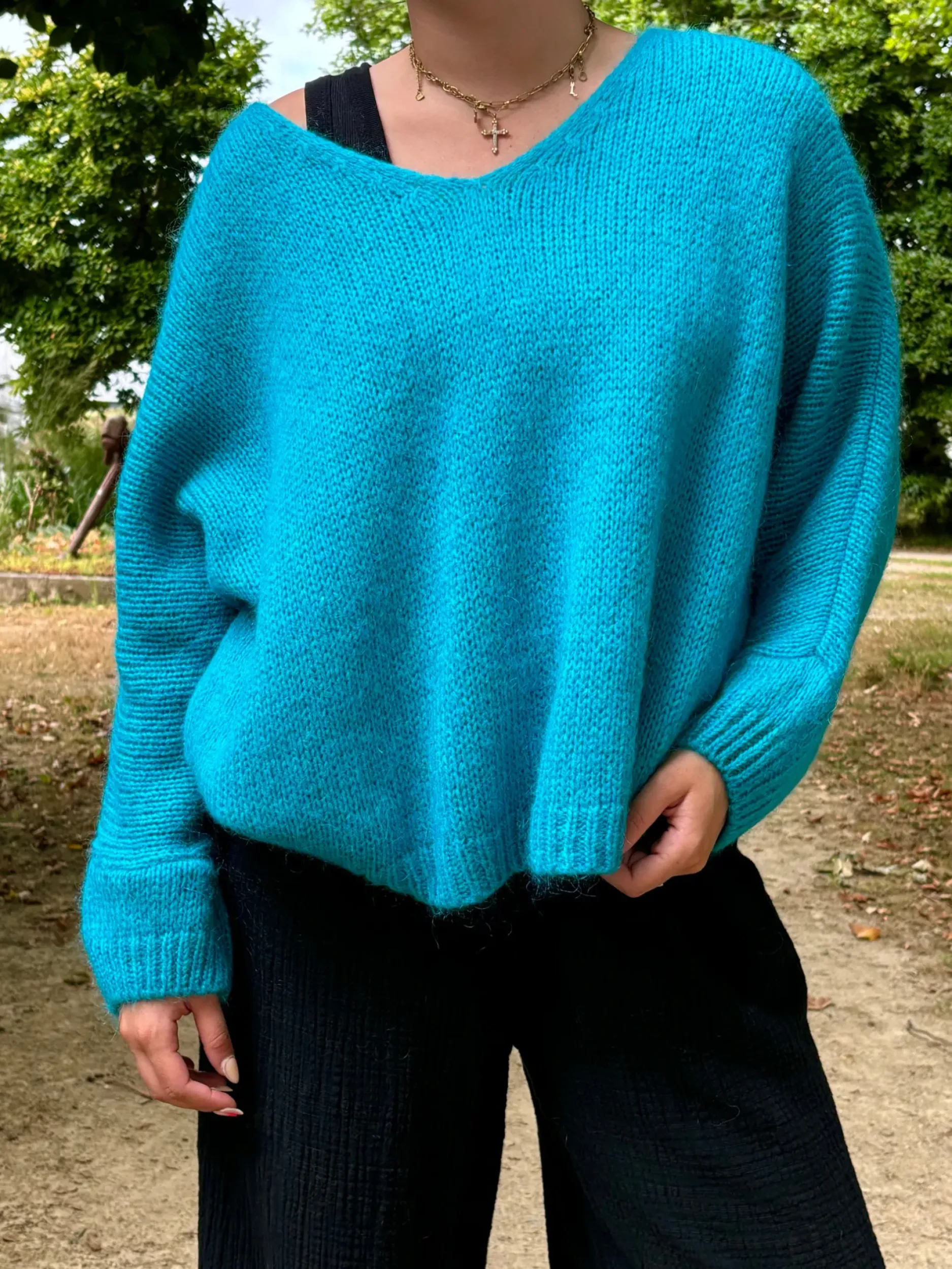 Cheap HippieChic Pull Magda Noir