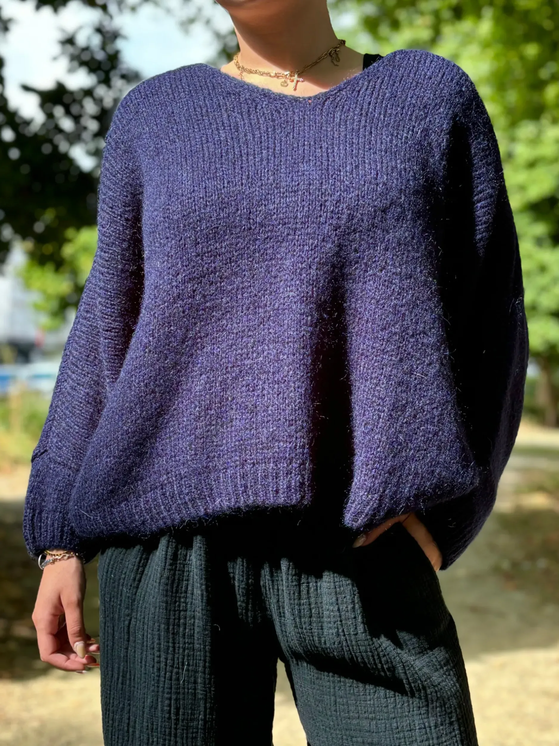 Cheap HippieChic Pull Magda Noir