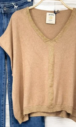 Best Sale HippieChic Pull Maille Fine Lurex