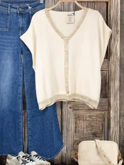 Best Sale HippieChic Pull Maille Fine Lurex